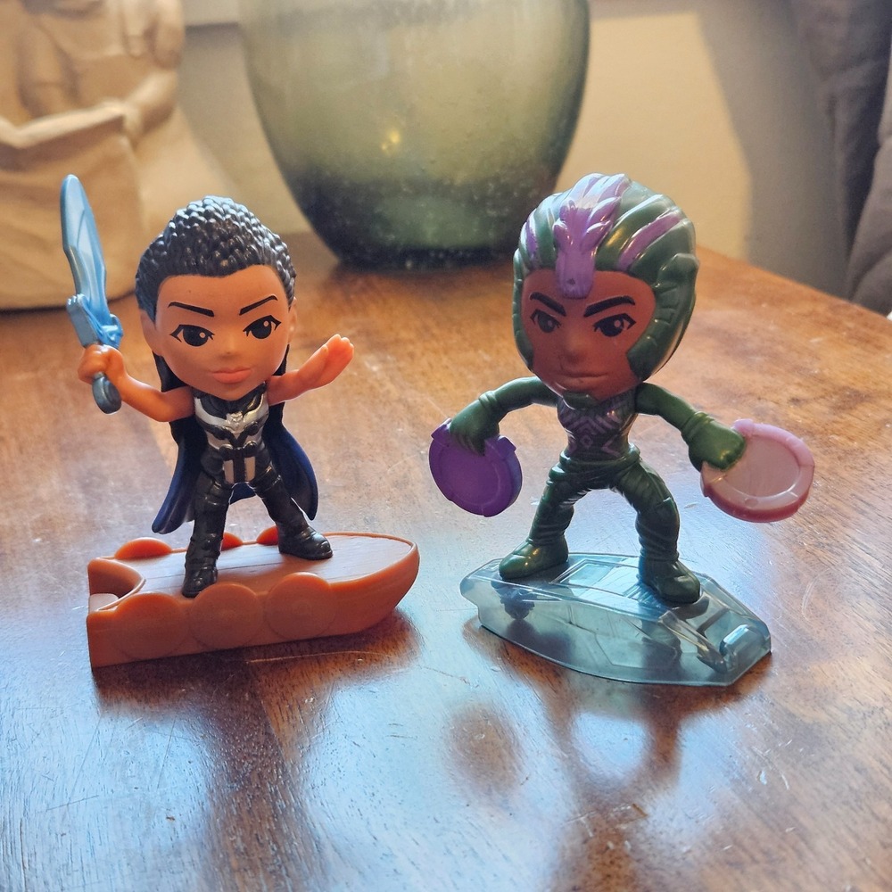 LOT of 2 Black Panther Wakanda Forever‎ McDonald's Happy Meal Toys 2022